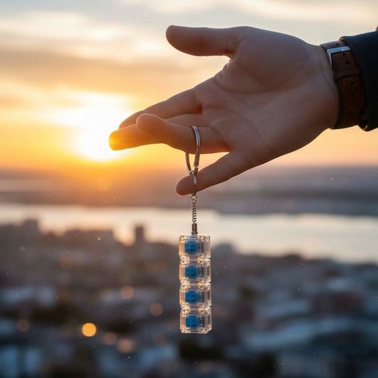 RGB Işıklı 4’lü Mekanik Switch Stres Giderici Anahtarlık